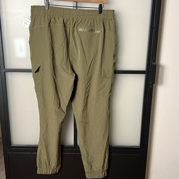 NWT Adrienne Vittadani Sport Green Cargo Jogger Size XL - Picture 5 of 6